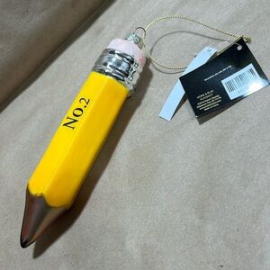 Glass Pencil ornament